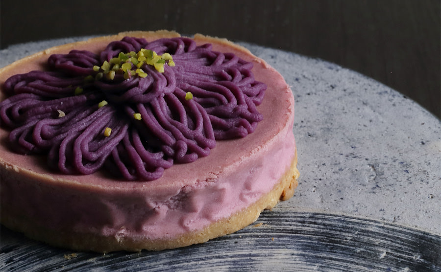 宮古島産の紫芋「ちゅら恋紅」と風味豊かなクリームチーズのマリアージュ